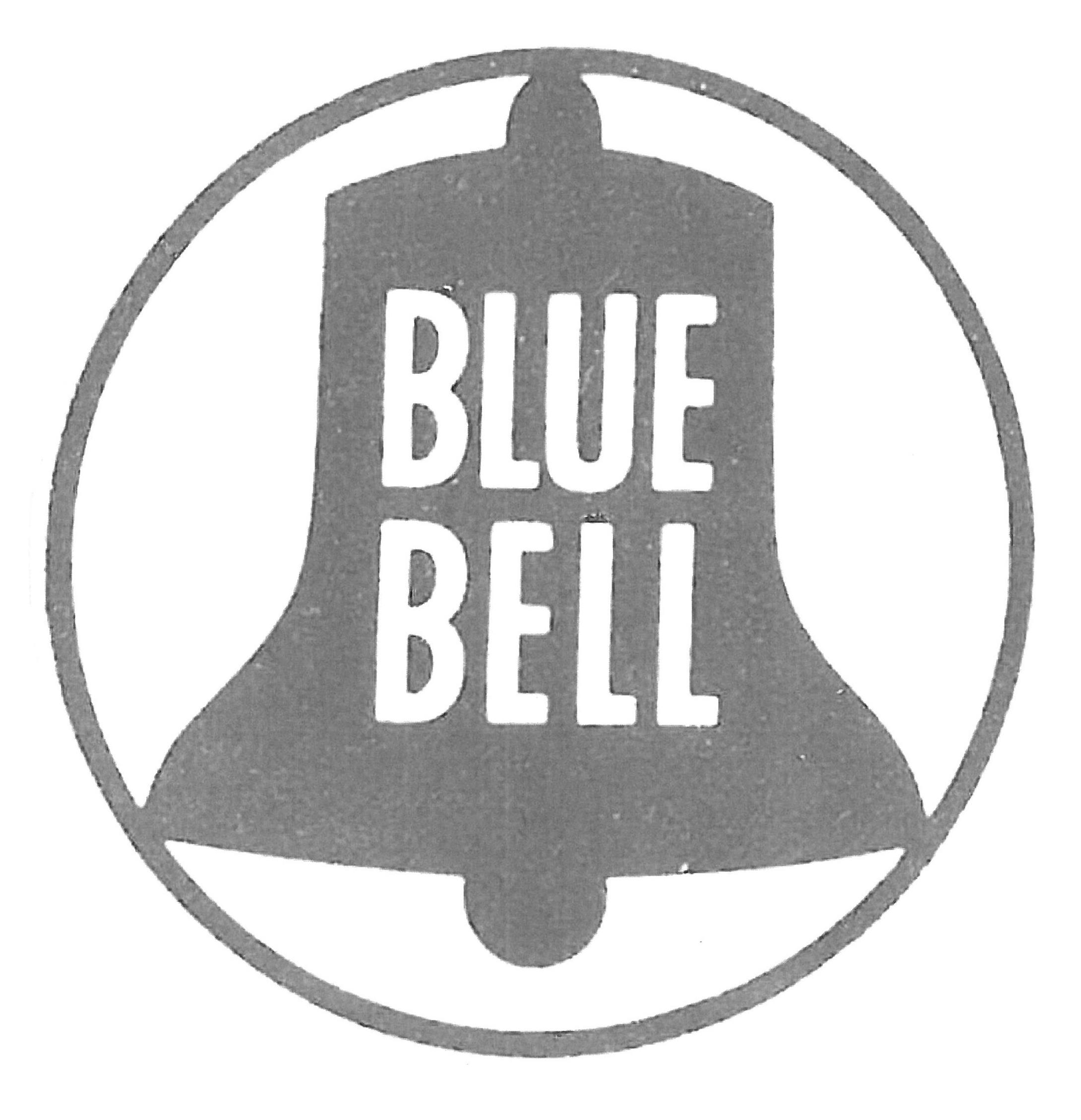  THE MARK CONSISTS OF THE WORDS &quot;BLUE BELL&quot; INSIDE A BELL DESIGN WITH A CIRCLE AROUND IT
