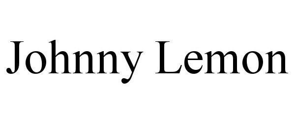  JOHNNY LEMON
