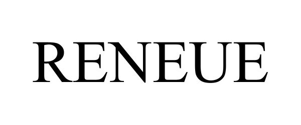 Trademark Logo RENEUE