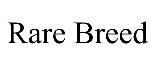 Trademark Logo RARE BREED