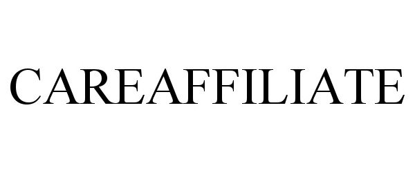 Trademark Logo CAREAFFILIATE