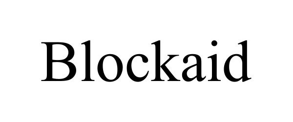 Trademark Logo BLOCKAID