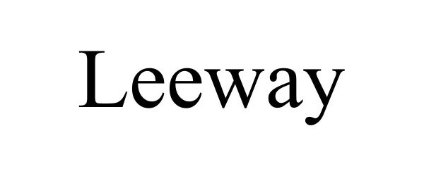 Trademark Logo LEEWAY