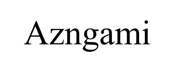 Trademark Logo AZNGAMI