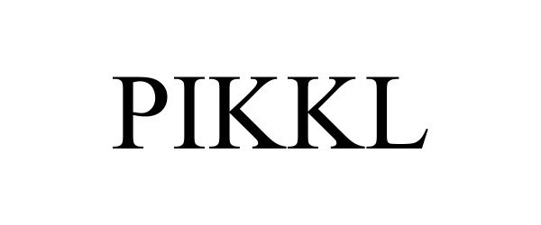 Trademark Logo PIKKL