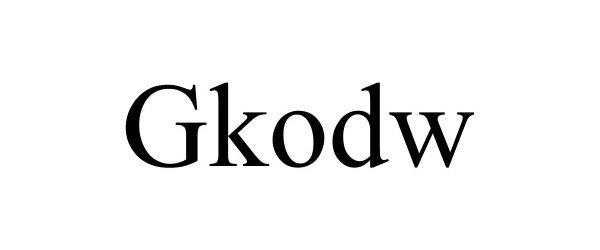 Trademark Logo GKODW