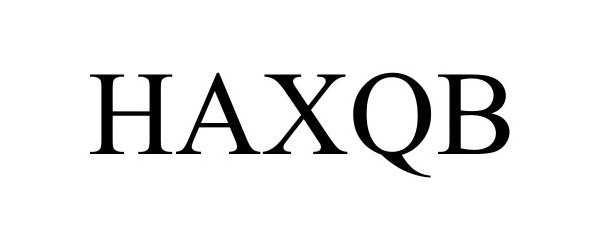 Trademark Logo HAXQB