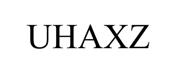 Trademark Logo UHAXZ