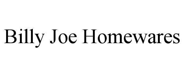  BILLY JOE HOMEWARES