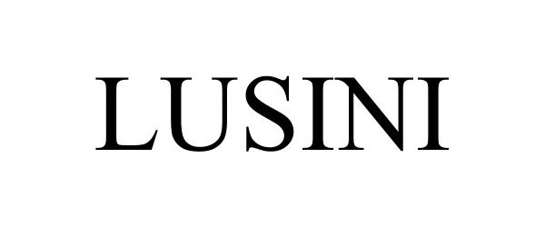 Trademark Logo LUSINI