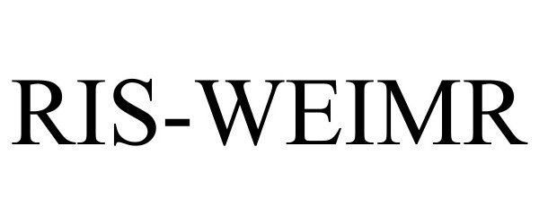 Trademark Logo RIS-WEIMR