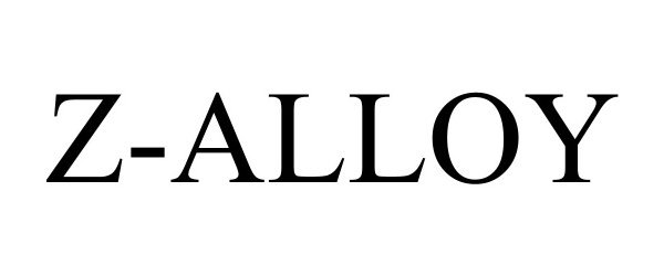Trademark Logo Z-ALLOY