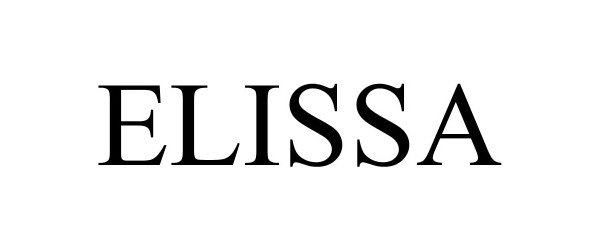 Trademark Logo ELISSA