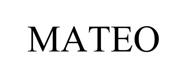 Trademark Logo MATEO
