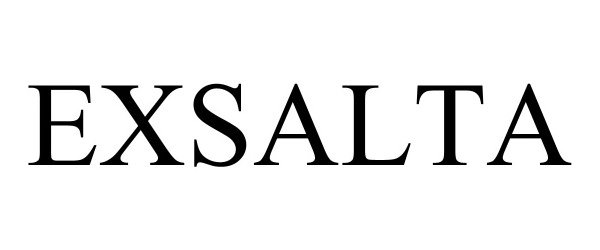 Trademark Logo EXSALTA