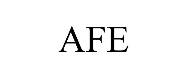 Trademark Logo AFE