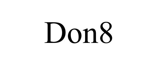 Trademark Logo DON8