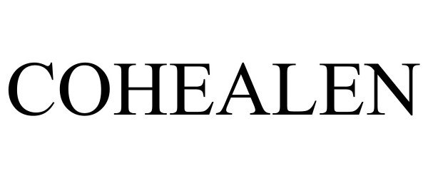 Trademark Logo COHEALEN