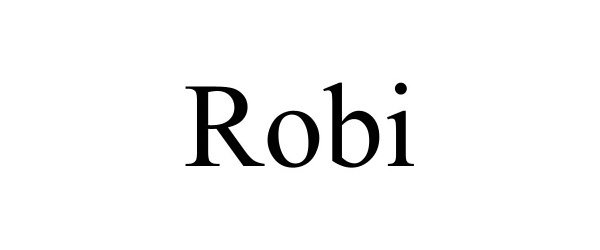 Trademark Logo ROBI
