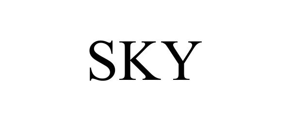 Trademark Logo SKY