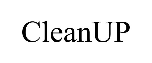 Trademark Logo CLEANUP