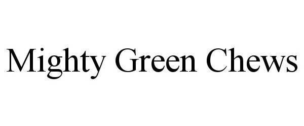  MIGHTY GREEN CHEWS