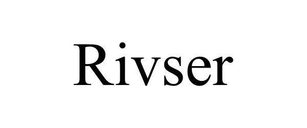 Trademark Logo RIVSER