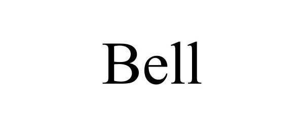 Trademark Logo BELL