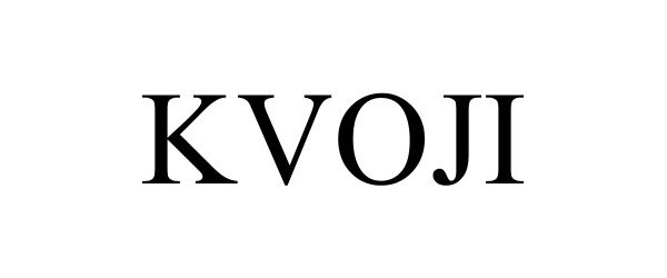 Trademark Logo KVOJI