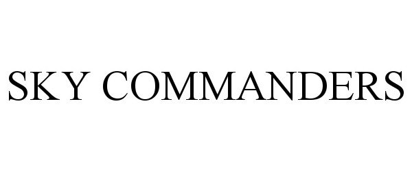 Trademark Logo SKY COMMANDERS