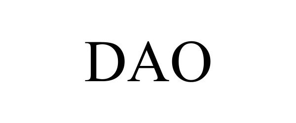 Trademark Logo DAO