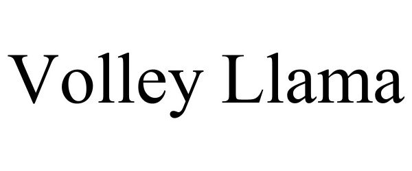 Trademark Logo VOLLEY LLAMA