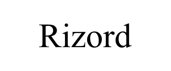 Trademark Logo RIZORD