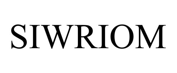 Trademark Logo SIWRIOM