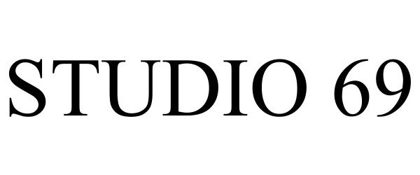 Trademark Logo STUDIO 69