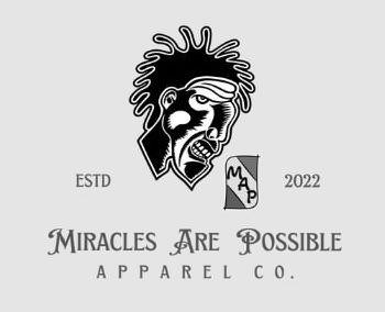  MIRACLES ARE POSSIBLE APPAREL CO. ESTD 2022 MAP