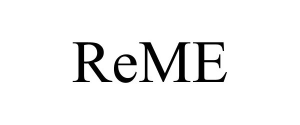 Trademark Logo REME