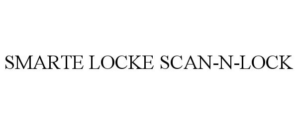  SMARTE LOCKE SCAN-N-LOCK