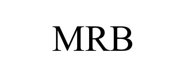 Trademark Logo MRB