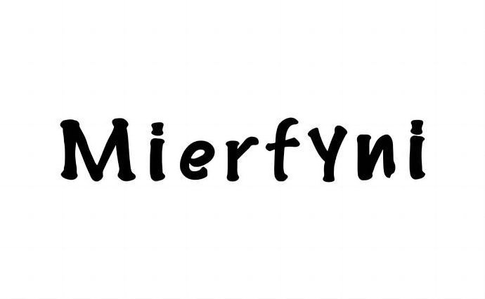 Trademark Logo MIERFYNI