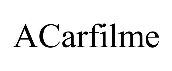 Trademark Logo ACARFILME