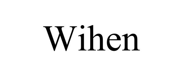Trademark Logo WIHEN