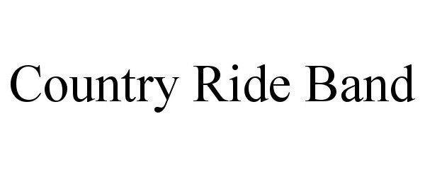  COUNTRY RIDE BAND