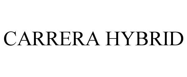  CARRERA HYBRID