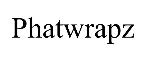 Trademark Logo PHATWRAPZ