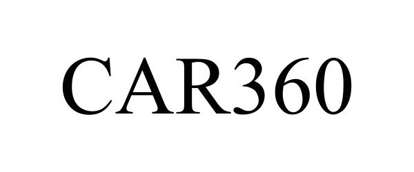 Trademark Logo CAR360