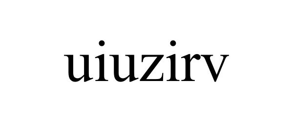 Trademark Logo UIUZIRV