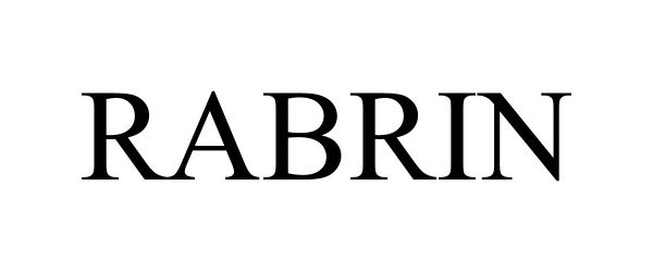 Trademark Logo RABRIN