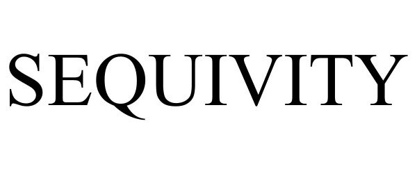 Trademark Logo SEQUIVITY