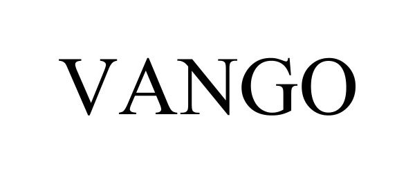 Trademark Logo VANGO